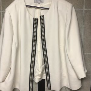 Gorgeous bone color pearly blazer